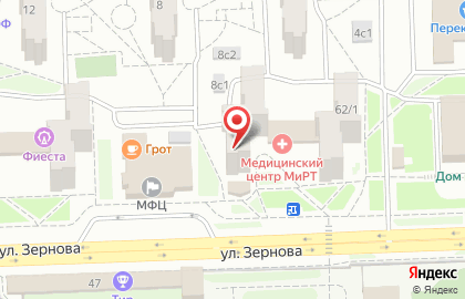 Медицинский центр МиРТ в Нижнем Новгороде на карте