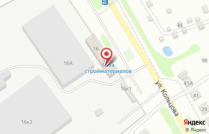 МК-Мебель на улице Кольцова на карте