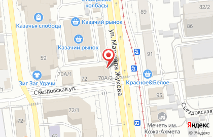 Магазин Marafett на улице Маршала Жукова на карте