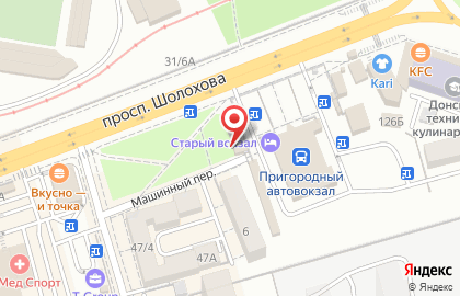 Салон сотовой связи МТС на проспекте Шолохова на карте