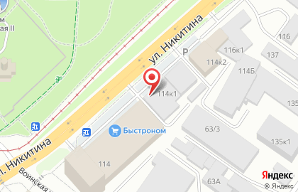 Автосервис Резиновая подкова в Октябрьском районе на карте