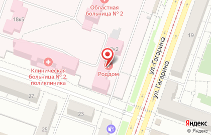Родильный дом Областная клиническая больница №2 в Челябинске на карте