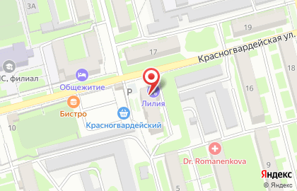 Салон оптики Спектр на Красногвардейской улице на карте