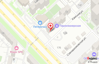Магазин разливного пива Корс в Центральном районе на карте