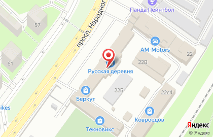 Банкомат МИнБанк на проспекте Народного Ополчения на карте