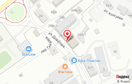 Компания по аренде автомобилей в Кировском районе на карте