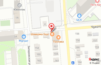 Супермаркет Монетка в Свердловском районе на карте