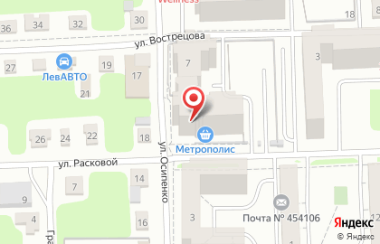 Центр доктора Бубновского на улице Расковой на карте