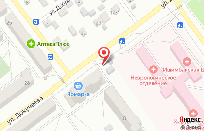 Магазин молочной продукции Аллат на улице Докучаева на карте