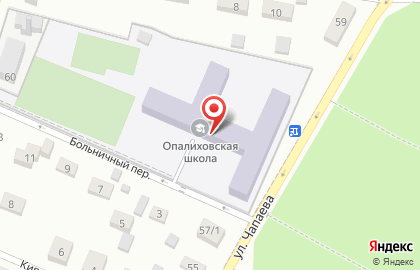 Опалиховская средняя общеобразовательная школа на карте