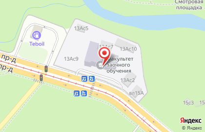 Московский государственный лингвистический университет в Ростокинском проезде на карте