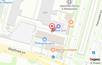 Центр бытовых услуг в Приморском районе на карте