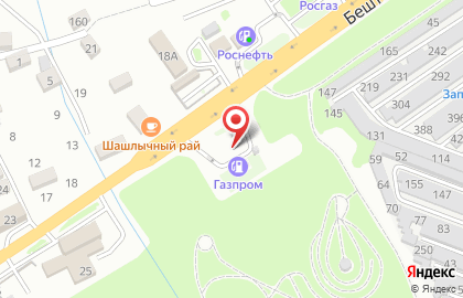 СТО Газпром на Бештаугорском шоссе на карте