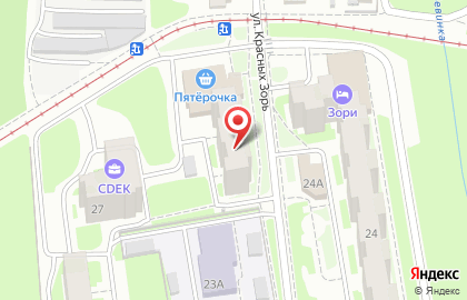 Торговая компания Энергомикс на улице Красных Зорь на карте
