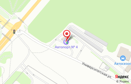 Автомойка Автопорт на Университетской улице на карте