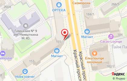 Магазин канцелярских товаров Бухгалтер в Заельцовском районе на карте