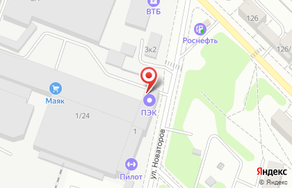 Компания ПЭК на улице Новаторов на карте