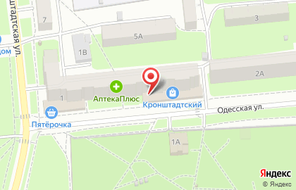 Аптека Имплозия на Кронштадтской улице на карте