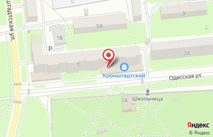 Домашний на Кронштадтской улице на карте