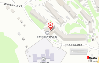 Почта России во Владивостоке на карте