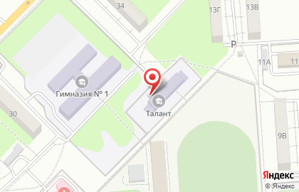 Школа Талант на карте