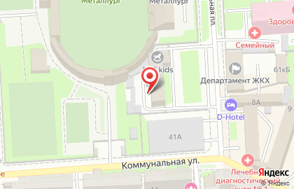 Юридическо-бухгалтерская фирма Компаньон на Коммунальной улице на карте