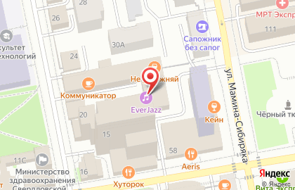 Студия интересных событий Анима на улице Тургенева на карте