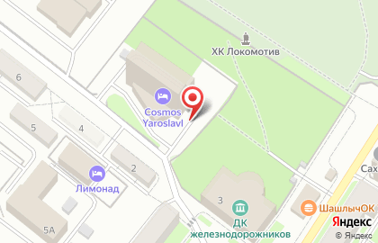 Банкетно-отельный комплекс Park Inn by Radisson Yaroslavl на карте