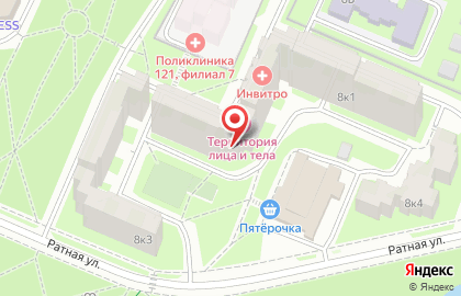 Инвитро Лаборатория на Бульваре Дмитрия Донского на карте