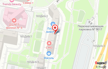 Ветеринарная клиника Планета животных на карте