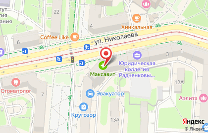 Сотовая компания Tele2 на улице Октябрьской Революции на карте