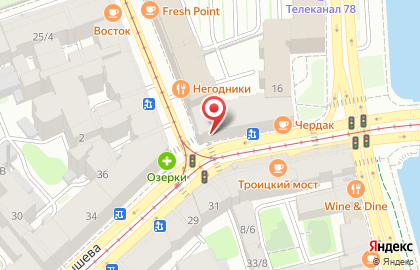 Студия красоты Страшная Сила в Петроградском районе на карте