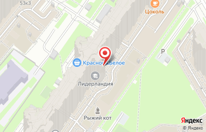 Косметологическая клиника 9.09 на Комендантском проспекте на карте