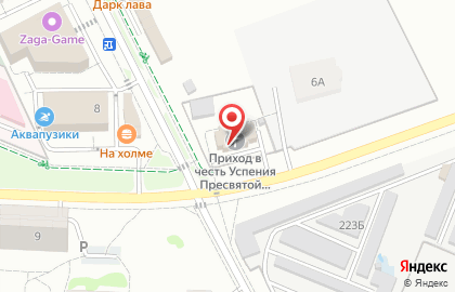 Храм Успения Пресвятой Богородицы в Ленинградском районе на карте
