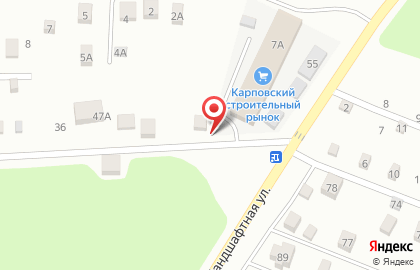 Карповский строительный рынок на карте