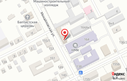 Транспортная компания Спарта на Михайловской улице на карте