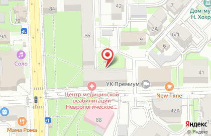 Октябрь на улице Молодой Гвардии на карте
