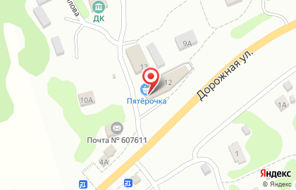 Супермаркет Пятёрочка на улице Новожилова на карте
