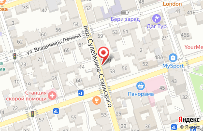 Стоматология Дантист в Махачкале на карте