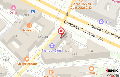 Магазин домашних тапочек Domashnietapochki.ru в Красносельском районе на карте
