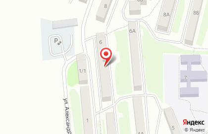 Торговый центр Луч на улице Александра Матросова на карте