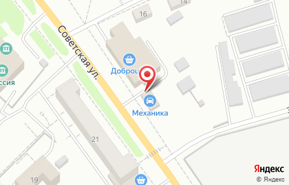 Автосервис Механика на улице Советской, 14 (Нововятский р-н) на карте