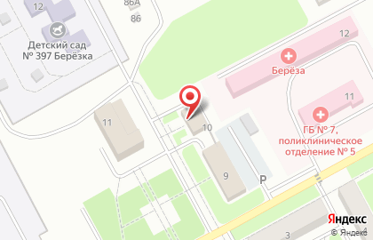 Береза, территориальное общественное самоуправление на карте