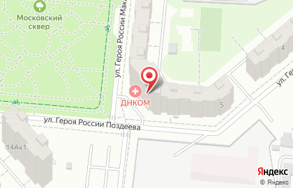 Продовольственный магазин в Московском микрорайоне на карте