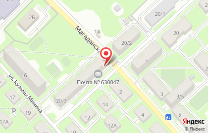 Продовольственный магазин Сетка в клетку на улице Кузьмы Минина на карте