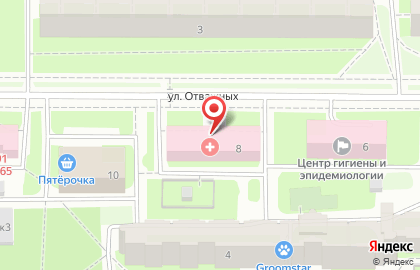 Травматологический пункт Городская Поликлиника № 106 в Красносельском районе на карте