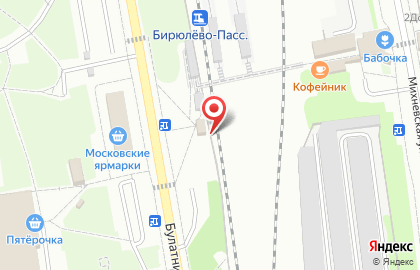 Магазин по продаже фруктов и овощей, район Бирюлёво Западное на карте