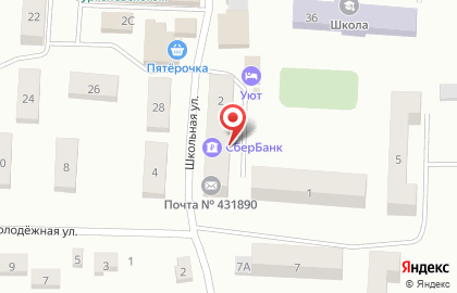 СберБанк в Саранске на карте