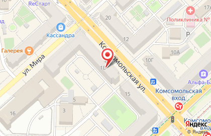 Юридическая Компания по банкротству физических лиц Бизнес-Юрист на карте