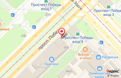 Гостиница Интурист в Приволжском районе на карте